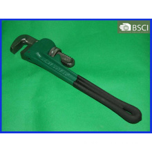 American Type Heavy Duty Pipe Wrench with Dipped Handle